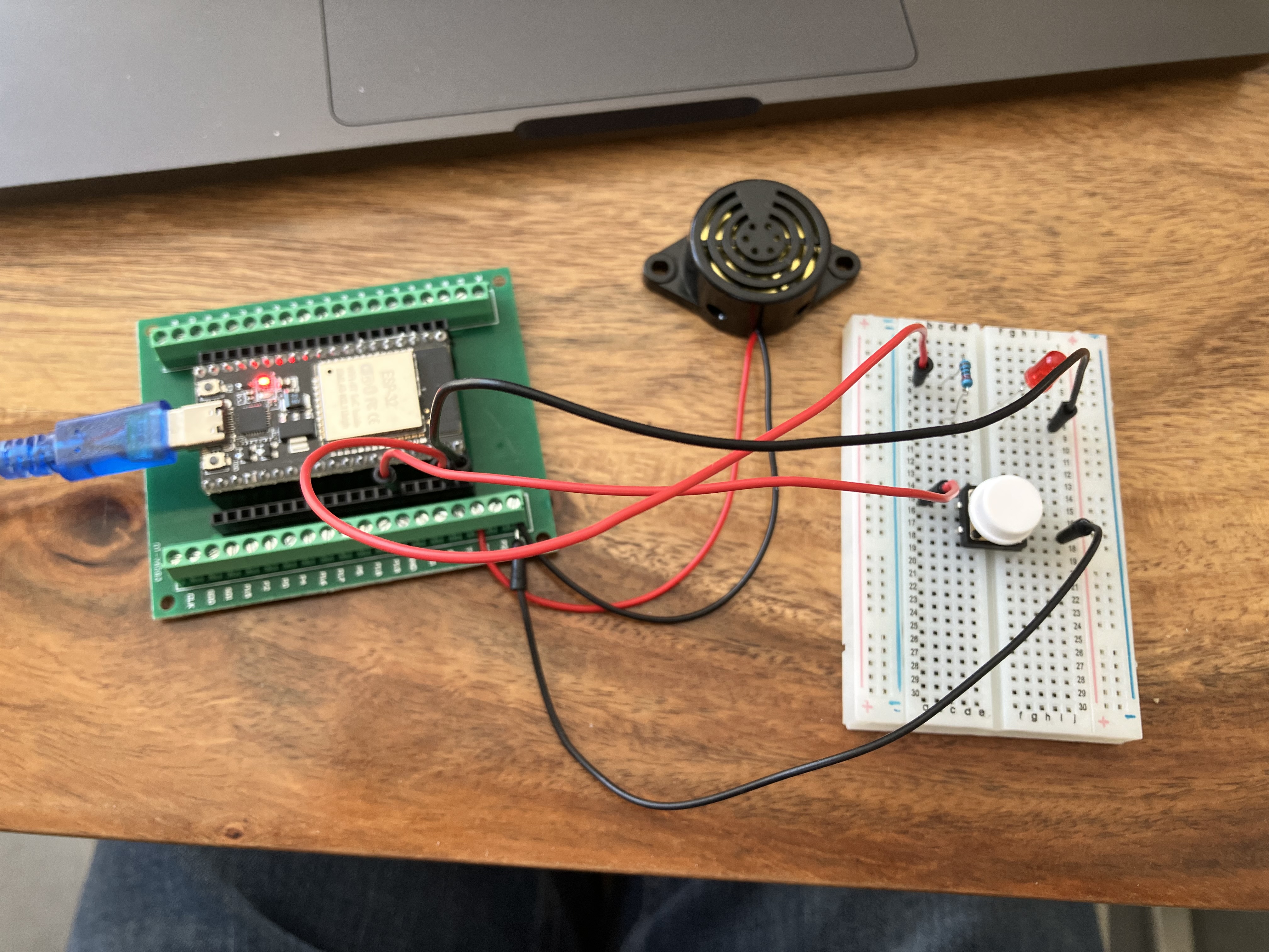 Setup modes LED avec bouton